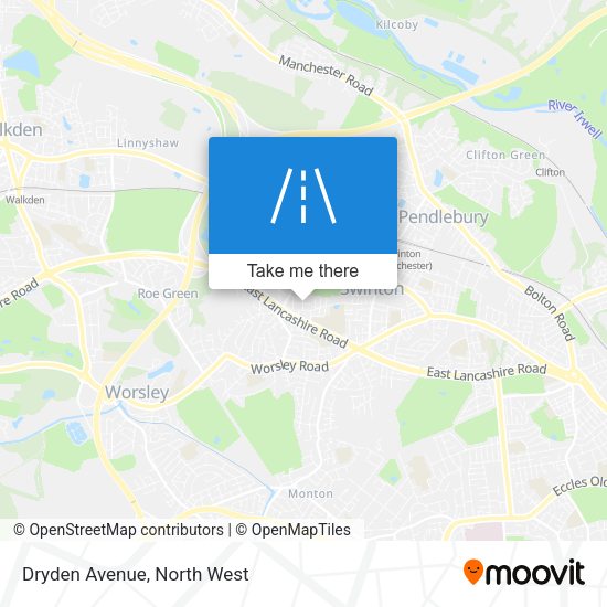 Dryden Avenue map