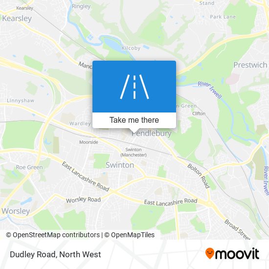 Dudley Road map