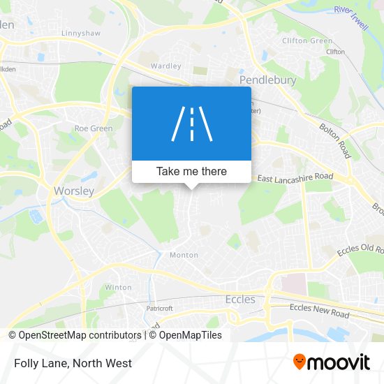 Folly Lane map