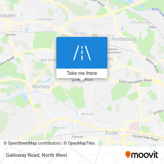 Galloway Road map