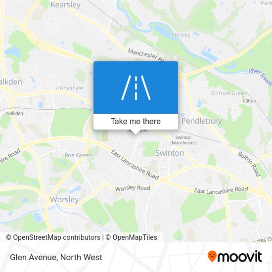 Glen Avenue map