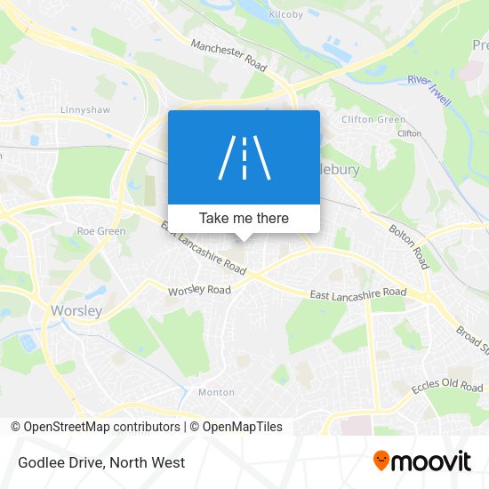 Godlee Drive map