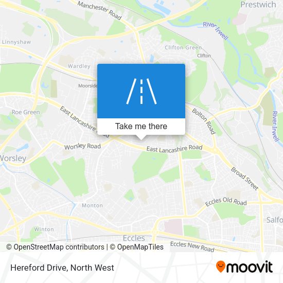 Hereford Drive map