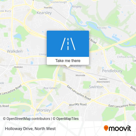 Holloway Drive map
