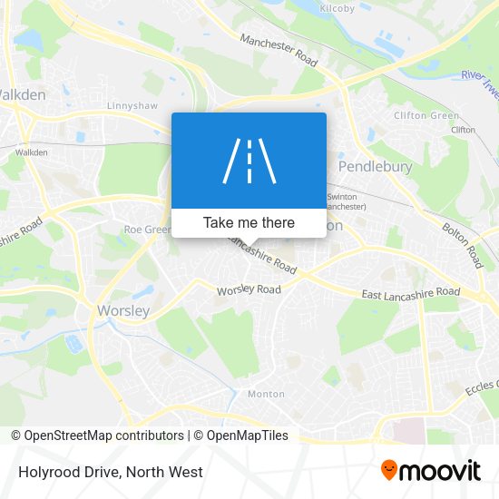 Holyrood Drive map