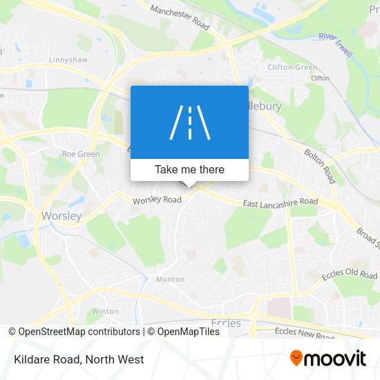 Kildare Road map