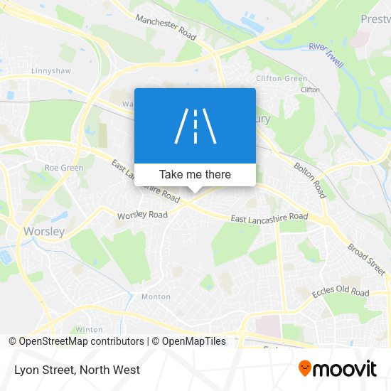 Lyon Street map