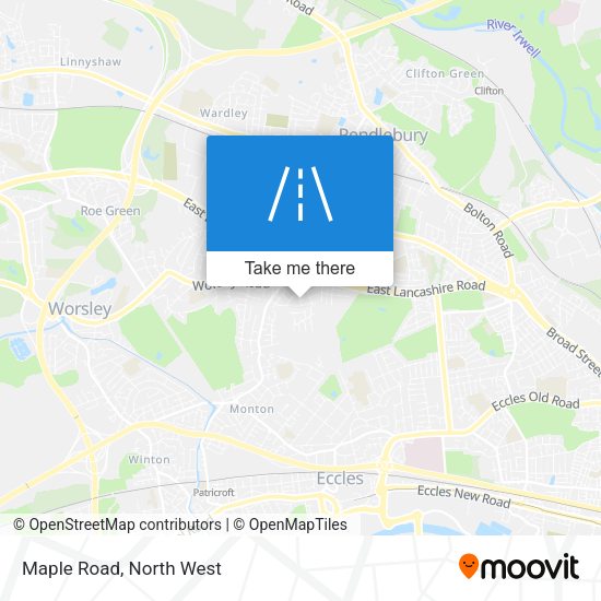 Maple Road map