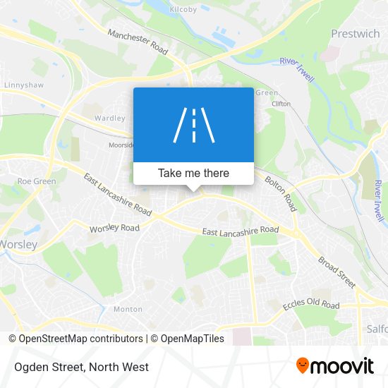 Ogden Street map