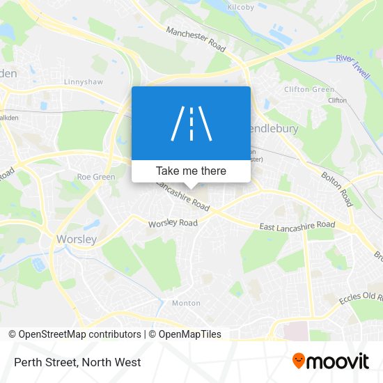 Perth Street map