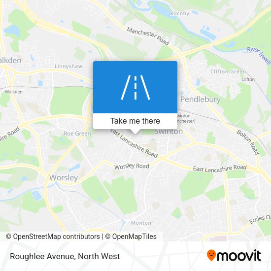 Roughlee Avenue map