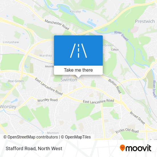Stafford Road map