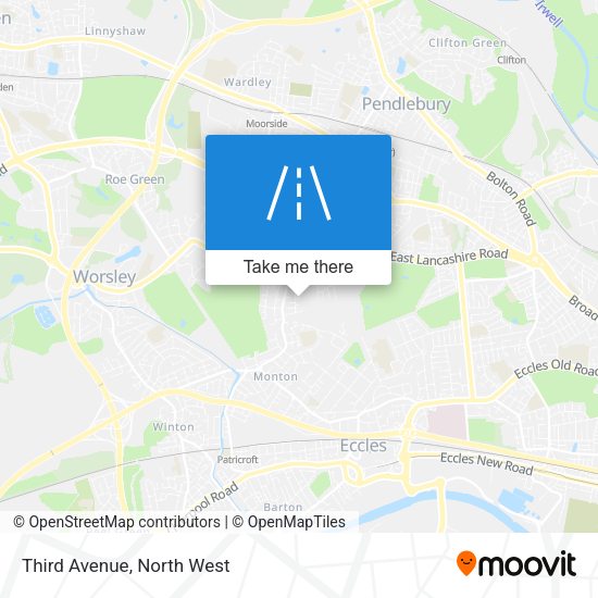 Third Avenue map