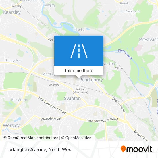 Torkington Avenue map
