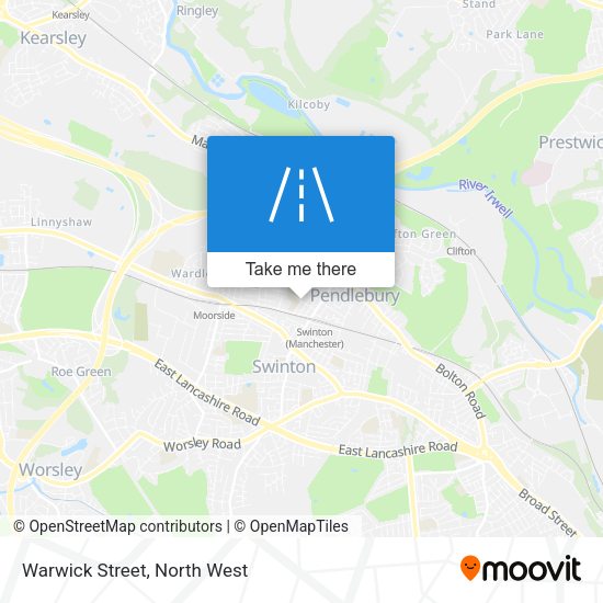 Warwick Street map
