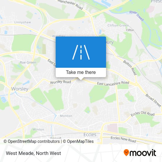 West Meade map