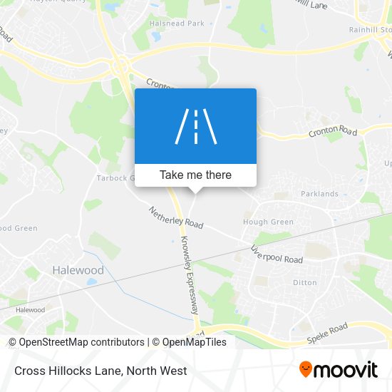 Cross Hillocks Lane map