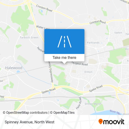 Spinney Avenue map