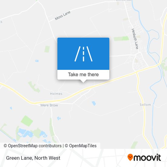Green Lane map