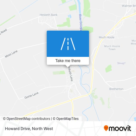 Howard Drive map
