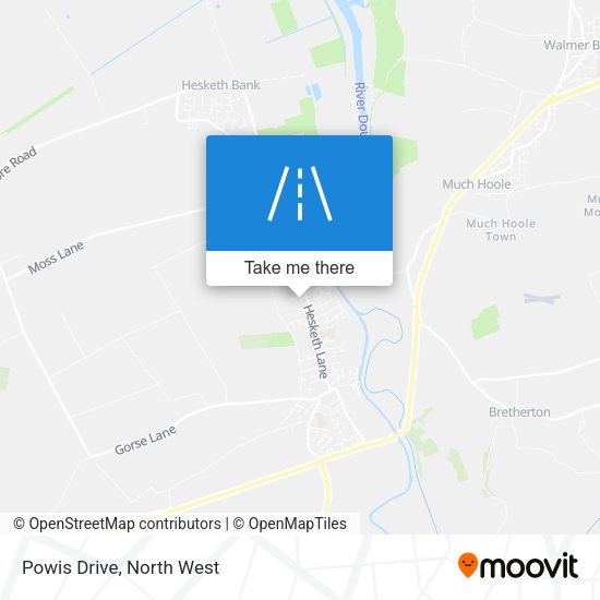Powis Drive map