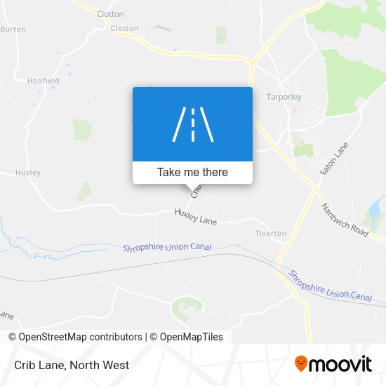 Crib Lane map
