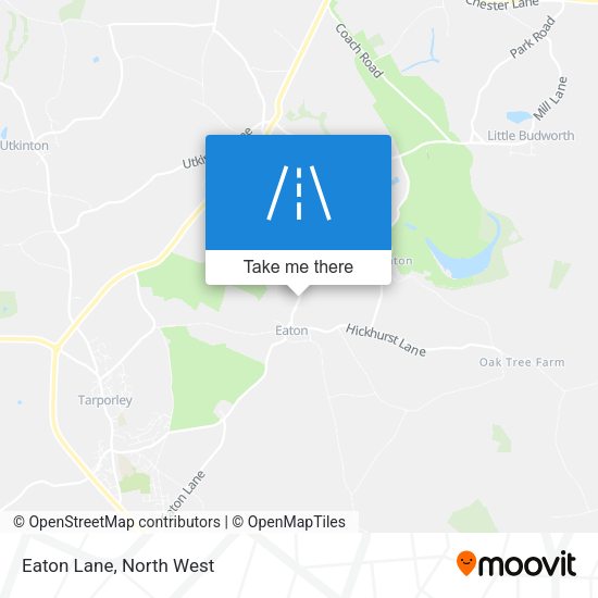 Eaton Lane map
