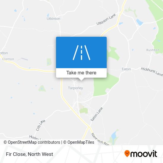 Fir Close map