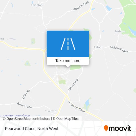 Pearwood Close map