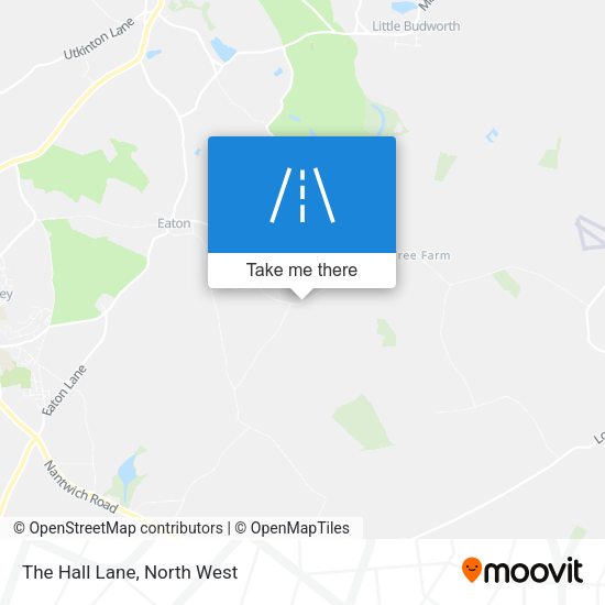 The Hall Lane map