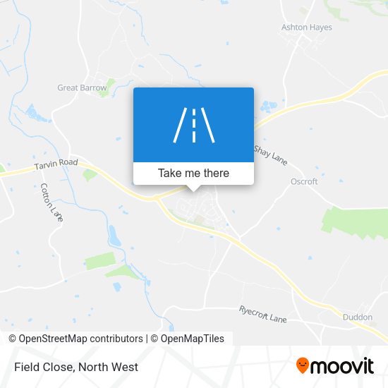 Field Close map