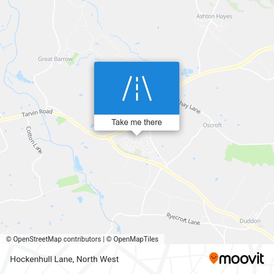 Hockenhull Lane map