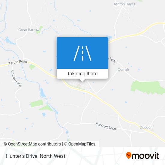 Hunter's Drive map