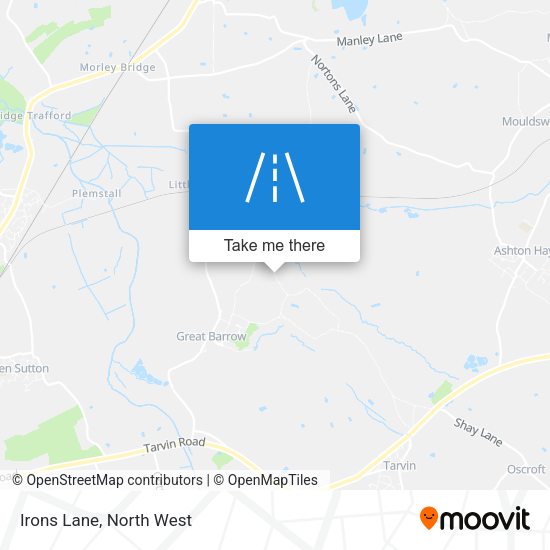 Irons Lane map