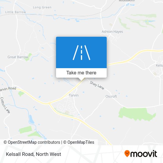Kelsall Road map