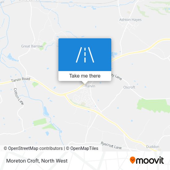 Moreton Croft map