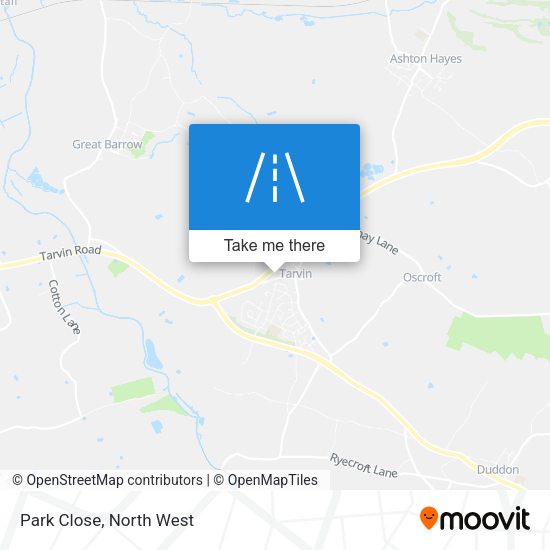 Park Close map