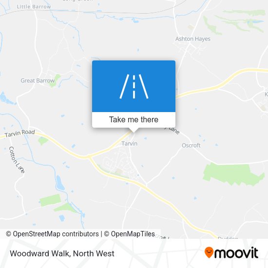Woodward Walk map