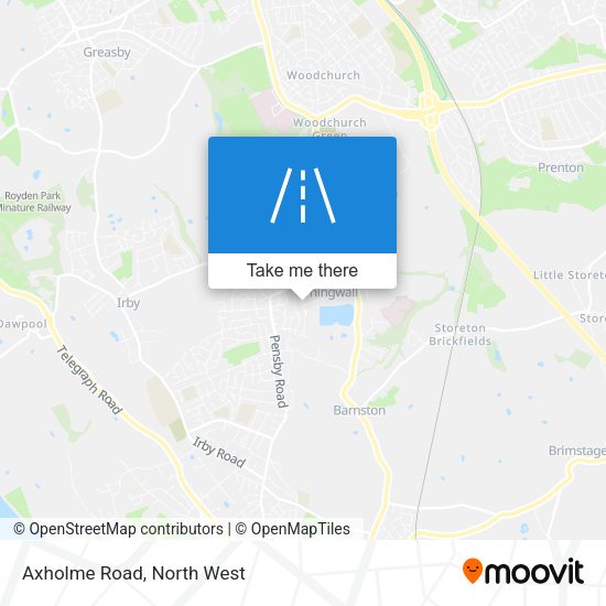 Axholme Road map