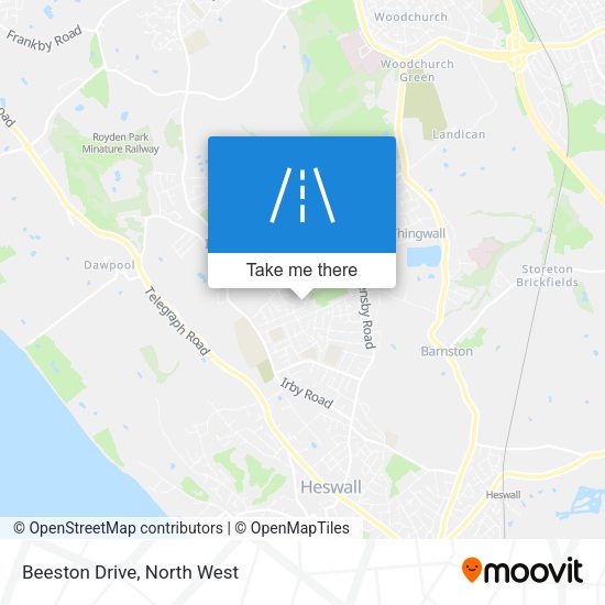 Beeston Drive map