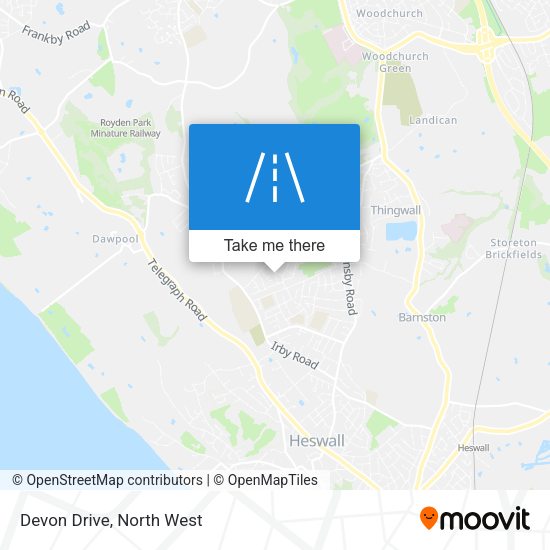 Devon Drive map