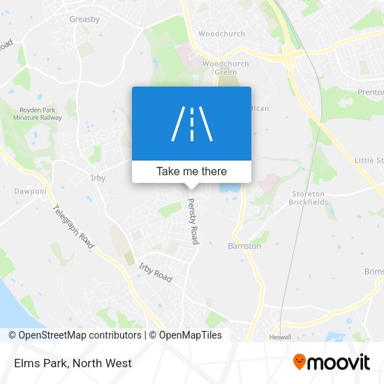 Elms Park map