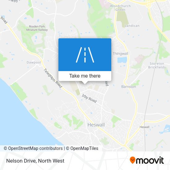Nelson Drive map