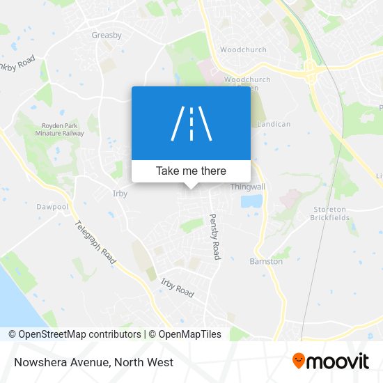 Nowshera Avenue map