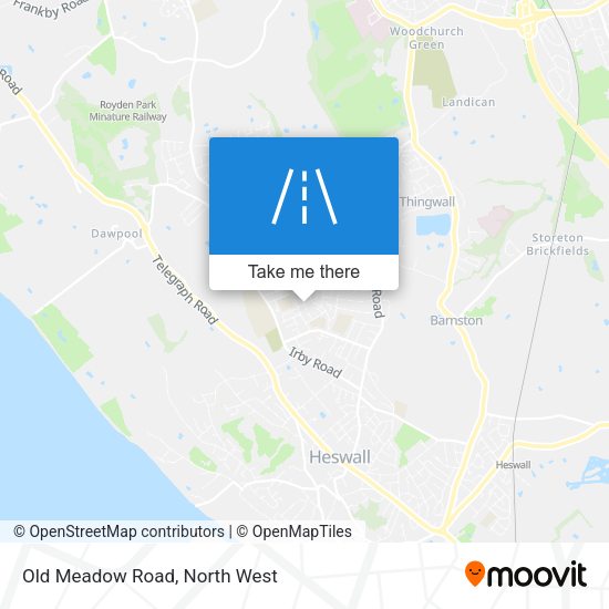 Old Meadow Road map
