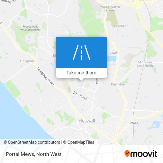 Portal Mews map