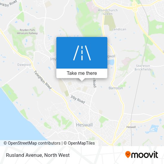 Rusland Avenue map