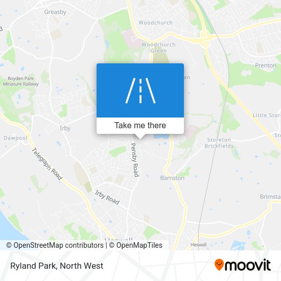 Ryland Park map