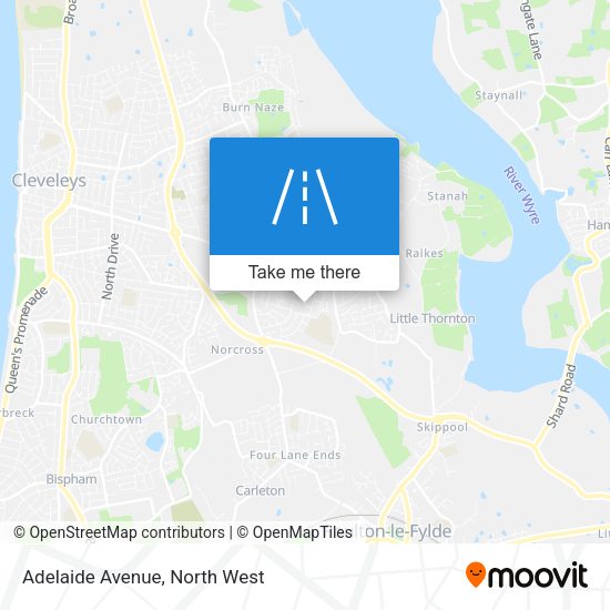 Adelaide Avenue map
