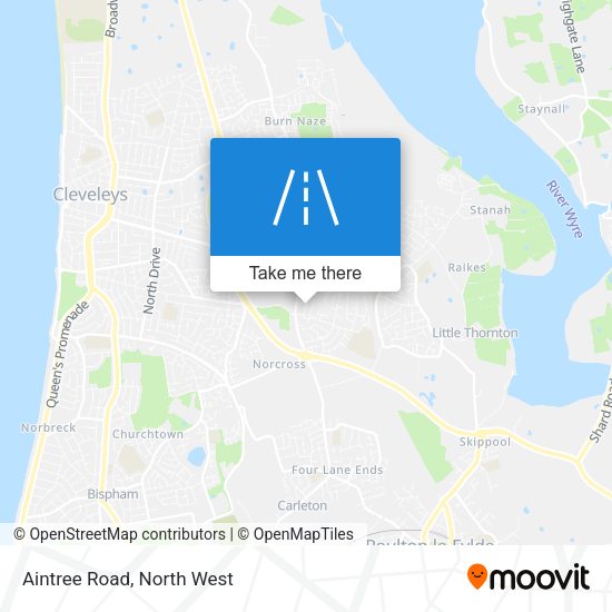 Aintree Road map